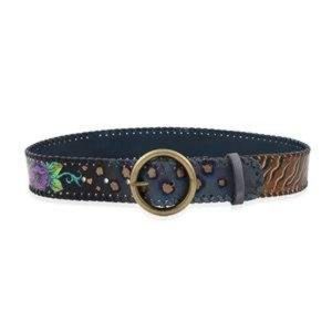 SUKRITI Hand Painted Genuine Leather Belt